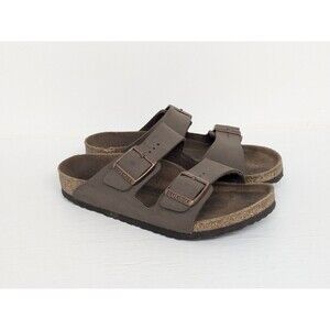 Birkenstock Kids Youth Sandals Size EU 35/US 3.5 Regular Mocha Brown Birko-Flor